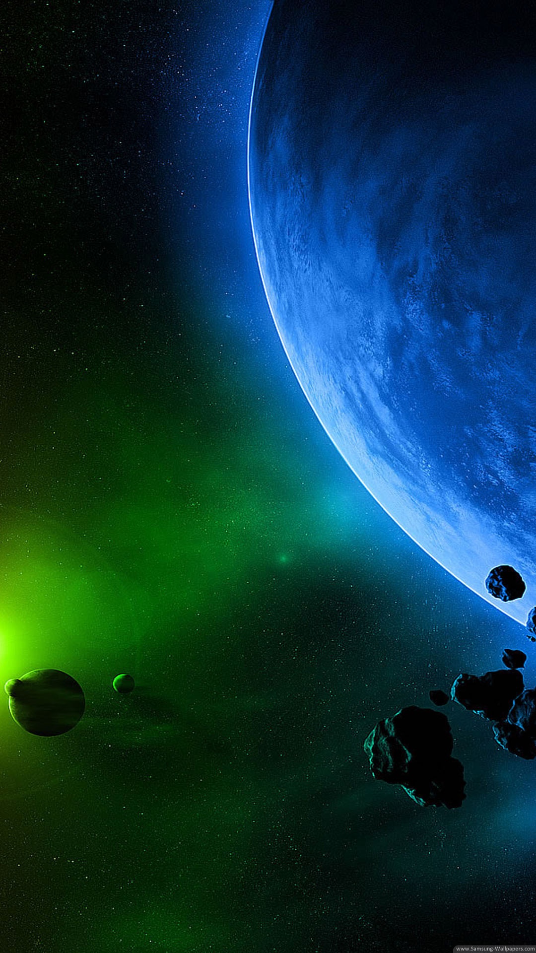 Distant neon galaxy Wallpaper for Insignia 5X Distant neon galaxy Wallpaper for Insignia 5X
