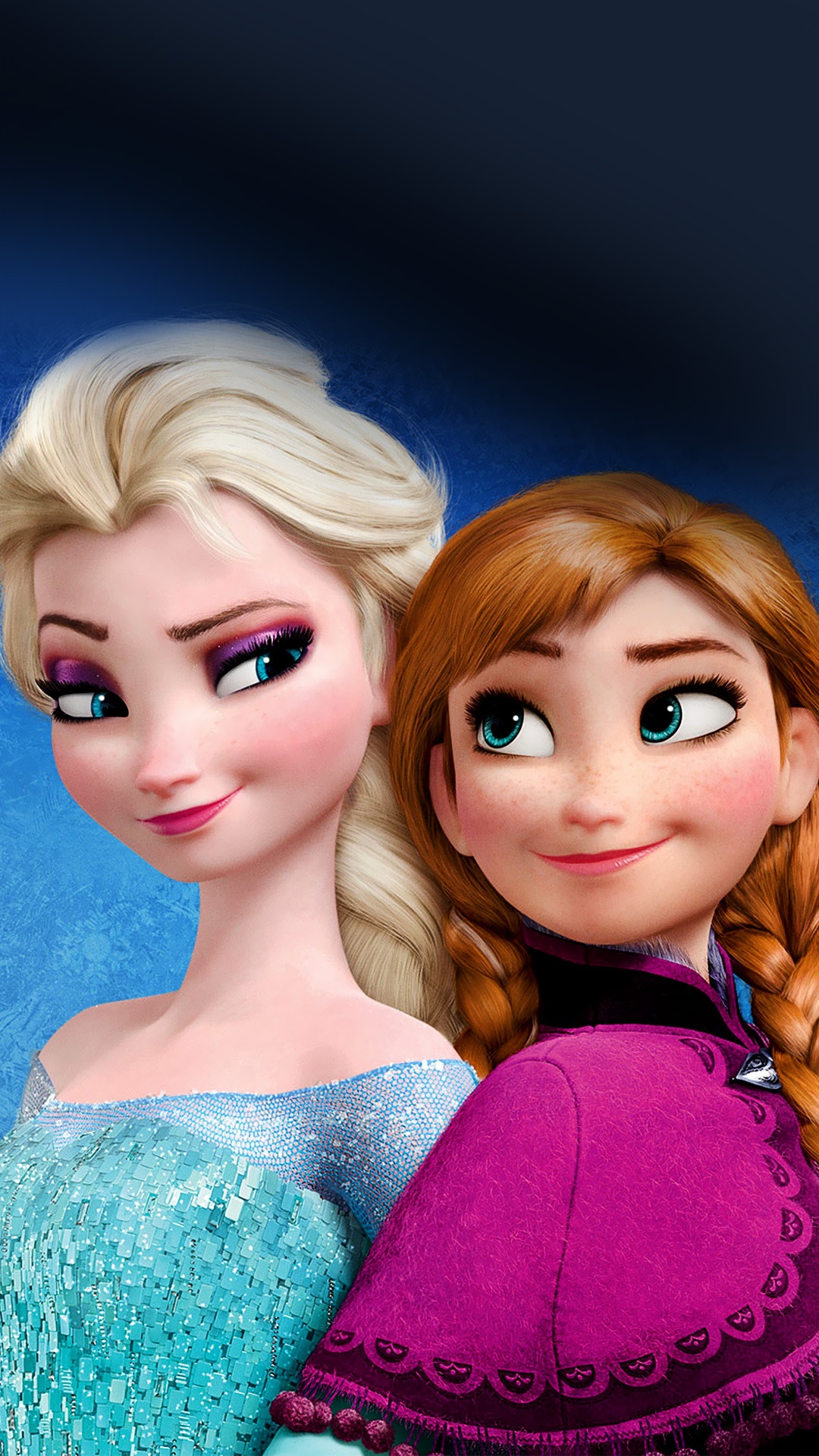Elsa And Anna Frozen Cartoon Mobile Wallpaper X for Insignia 5X
